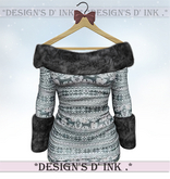 Haley Dress - Dark Green Knitting