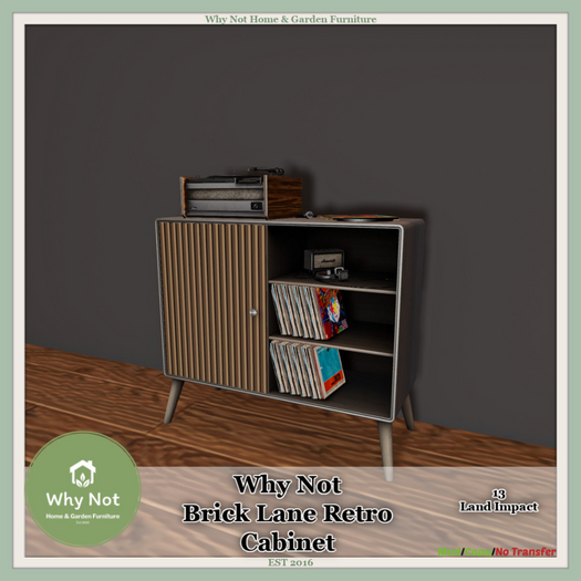 Why Not - Brick Lane Retro Cabinet-Boxed