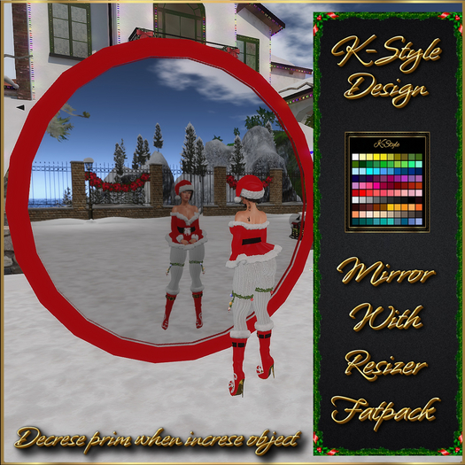 [K-Style] MIRROR CIRCLE W.RESIZER - FATPACK