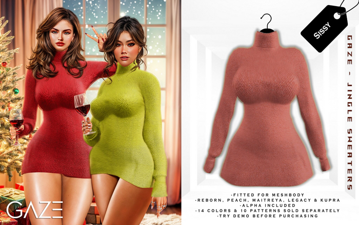 GAZE - Jingle Sweaters Sissy