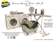 Muniick Lorraine Laundry Room Appliance & Decor Set B