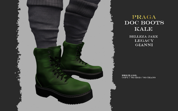 Praga Doc Boots - Kale