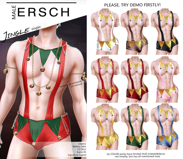 ERSCH - Jingle Singlet -fatpack-