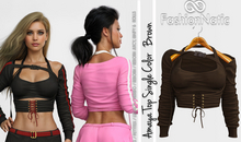Top Amaya Brown - LaraX, PetiteX, Legacy, Nerido, Reborn, Waifu, Rolls - FashionNatic