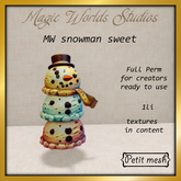 MW snowman sweet