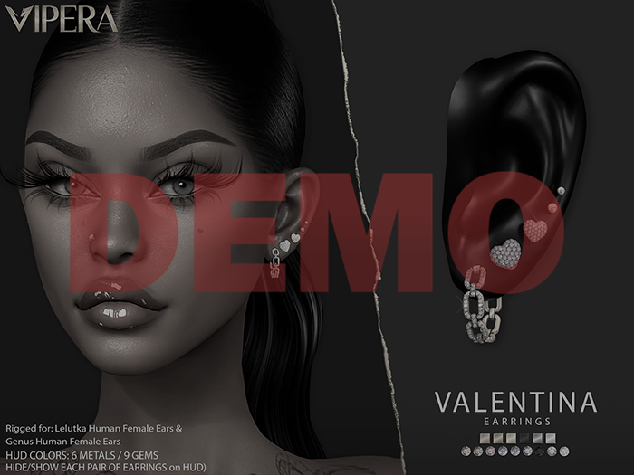 [VIPERA] DEMO Valentina Earrings