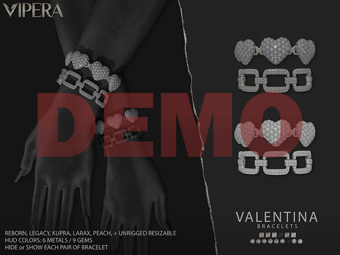 [VIPERA] DEMO Valentina Bracelets