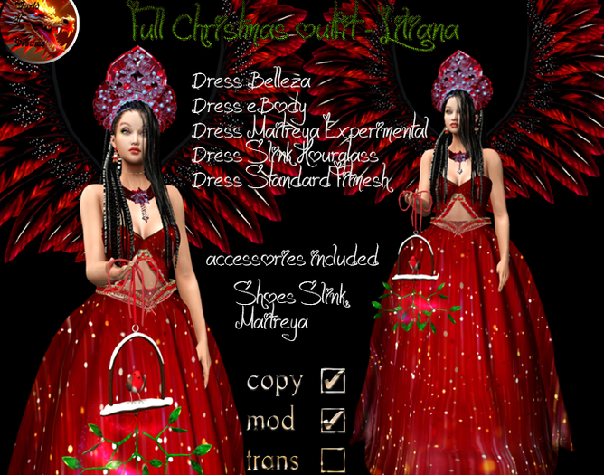 Full Christmas outfit - Liliana