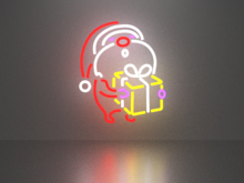 Santa Claus 11 neon sign Full Permission