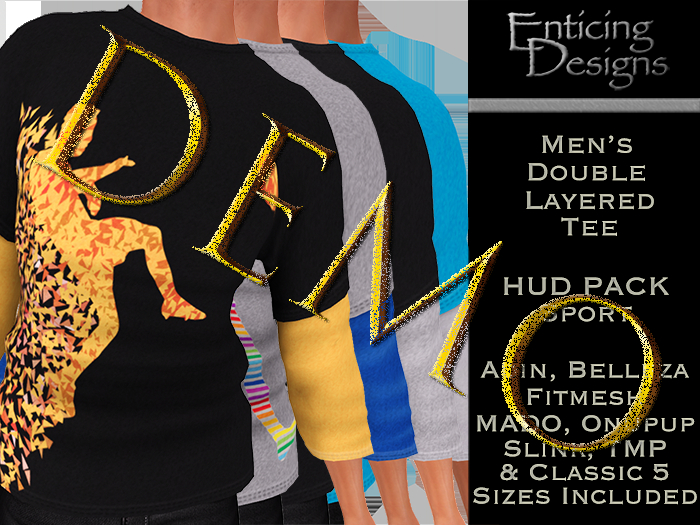 *ED DEMO Pack Double Tees Sport