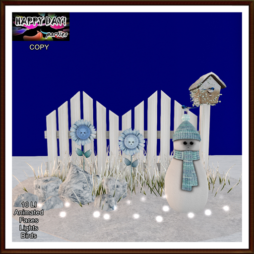 Christmas - Winter on the Fence 1