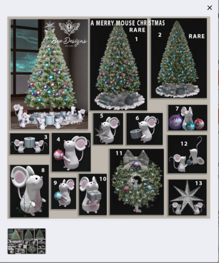 09 Bee Designs A merry Mouse Christmas