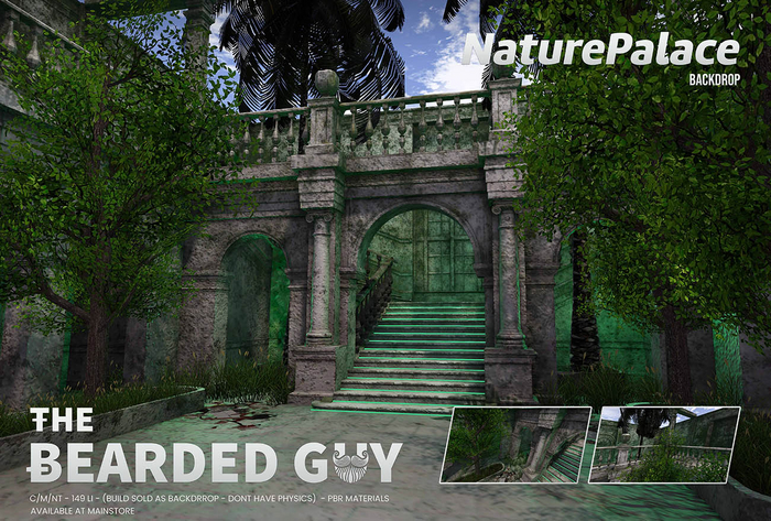 Nature Palace Backdrop   - The Bearded Guy