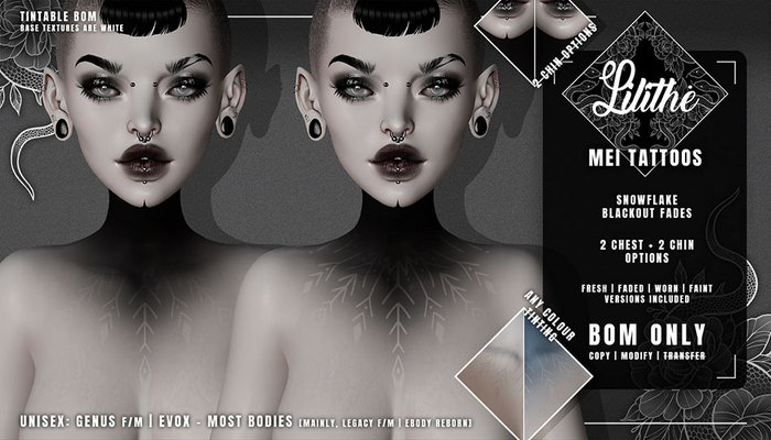 Lilithe'// Mei Tattoos