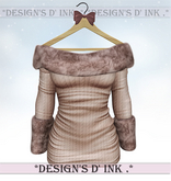 Haley Dress - Cappuccino Knit