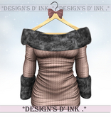 Haley Dress - Brown Knit
