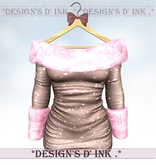 Haley Dress - Brown Romantic