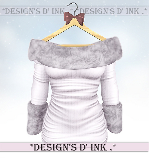 Haley Dress - White Knit