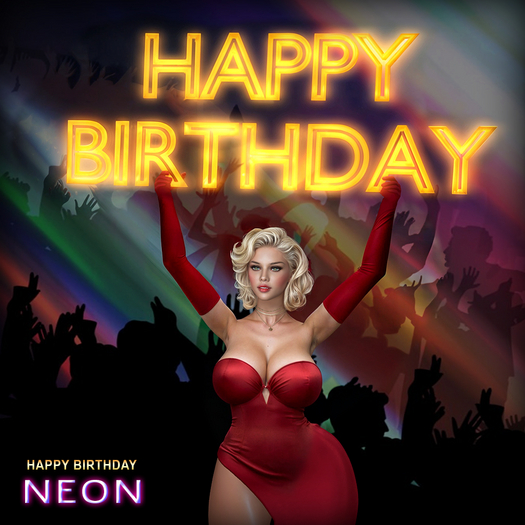 NEON Happy Birthday