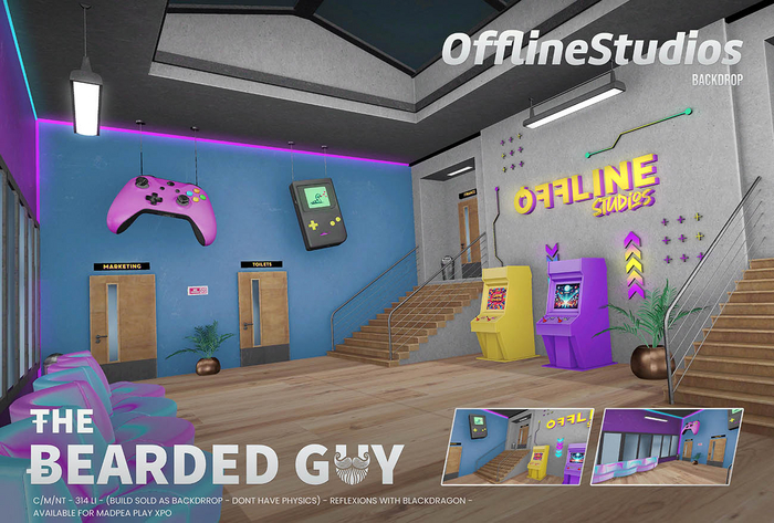 Offline Studios Backdrop - The Bearded Guy
