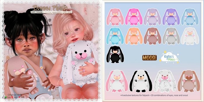 Kylee's Place & Moose:: Bunny Plush / Ocean