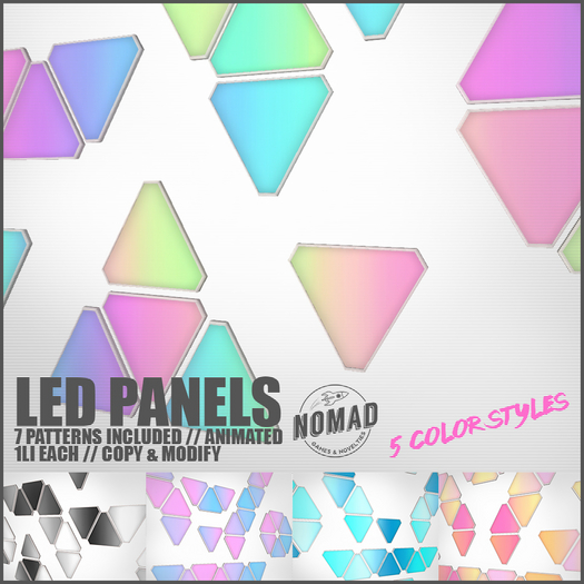 NOMAD // LED PANELS (DISCOUNTED)
