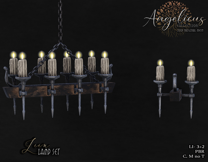 .AngelicUs. Leen lamp set