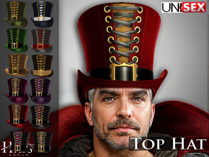 [HW] HIGH HAT LEATHER CORSET UNISEX FAT PACK