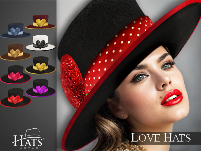 [HW] HEART HATS FAT PACK