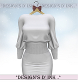 Allyson Dress - White Fabric