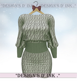 Allyson Dress - Mint Knitting Wool