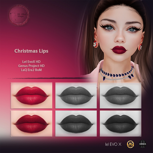 BE Allure - Christmas Lips DEMO Lel/Genus/LaQ (no mod/no trans)