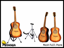 Meshuga Guitar & Tripod Stand FULL PERM MESH