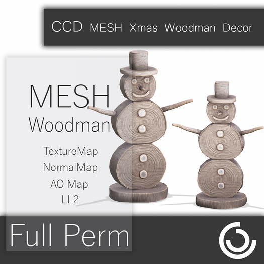 MESH Xmas Woodman DECOR