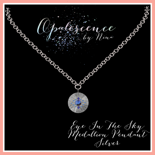 Eye In The Sky Necklace Silver
