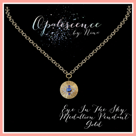 Eye In The Sky Necklace Gold