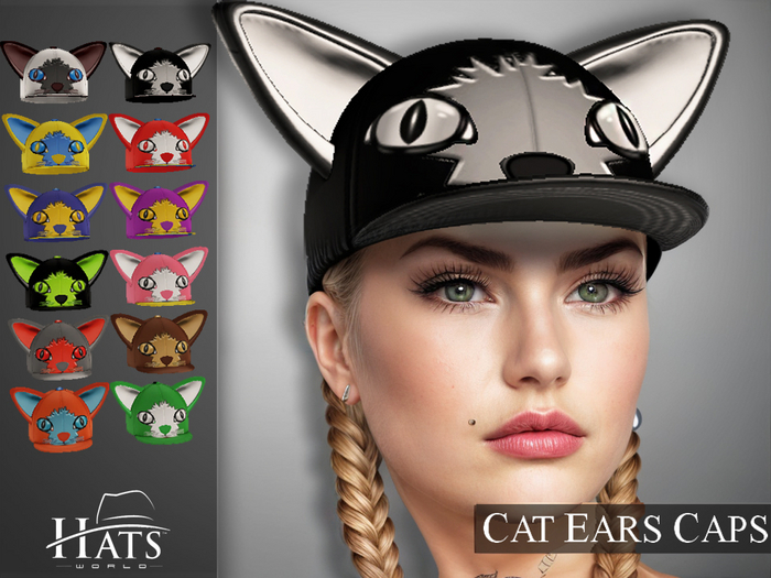 [HW] CAT EARS CAPS FAT PACK
