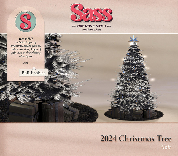 Sass [2024 Christmas Tree] Noir
