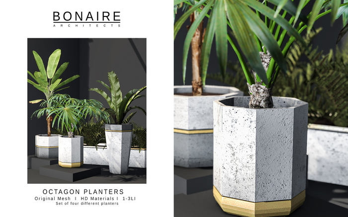 BONAIRE - Octagon Planters  