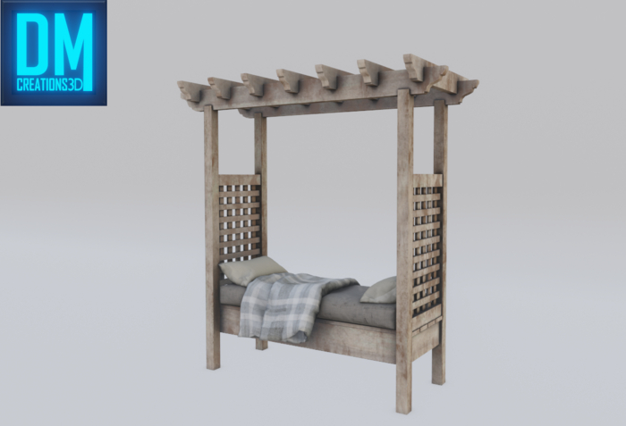 Bench G01 Full Perm Mesh