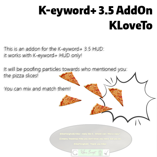 K-eyword+ 3.5 AddOn - PizzaTo