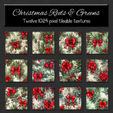 *Wallflowers* Christmas Reds & Greens