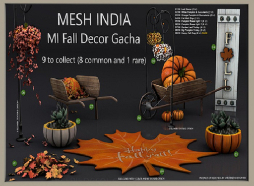 09 MI Happy Fall Rug (8 LI) RARE