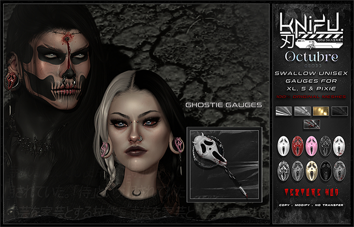 KNIFU. x Octubre - Ghostie Gauges