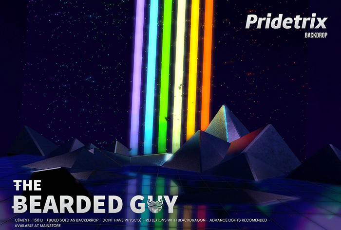 Pridetrix Backdrop - The Bearded Guy