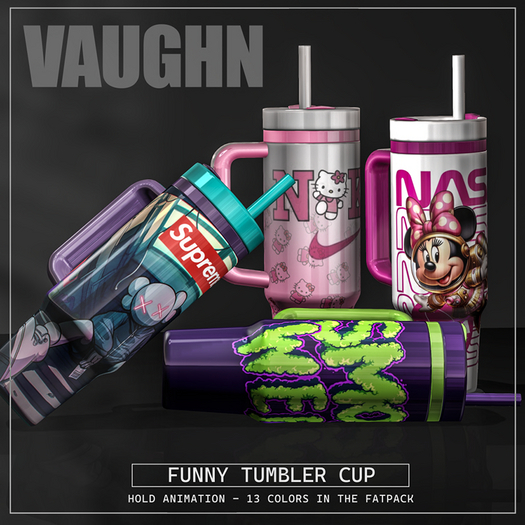 VAUGHN_ Funny Tumbler Cup (Hello Kitty)