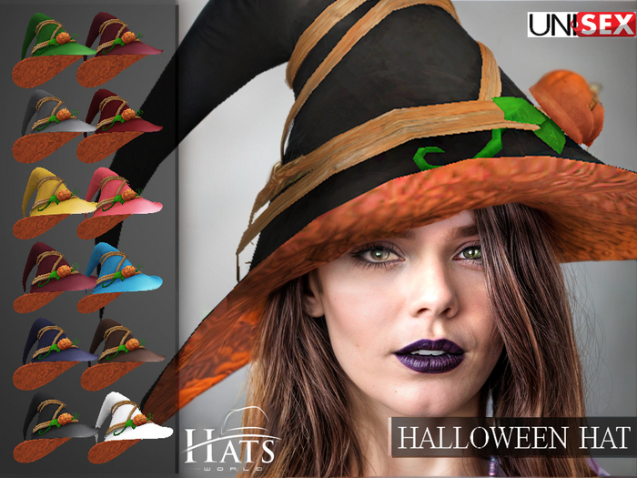 [HW] HALLOWEEN UNISEX HATS FAT PACK