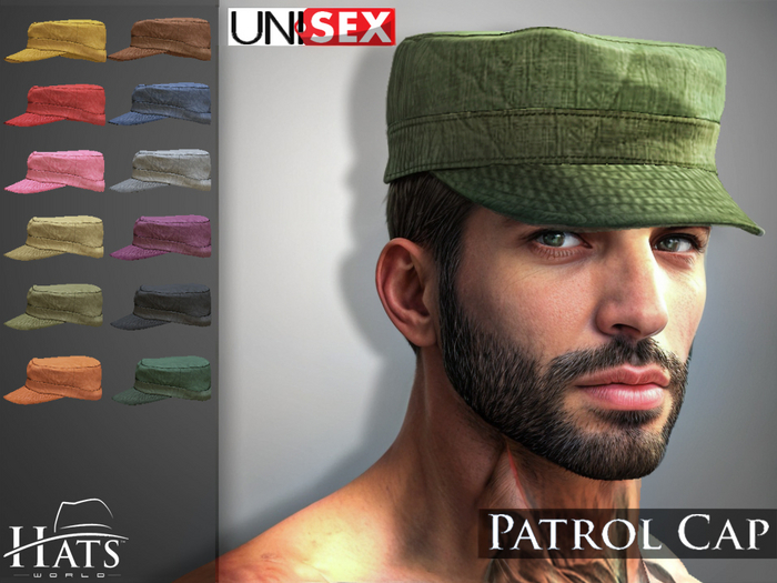 [HW] PATROL CAPS UNISEX PLAIN FAT PACK