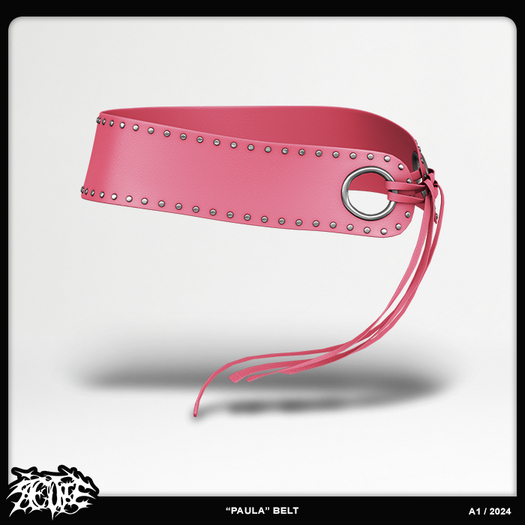 [A1] "Paula" belt [pink]