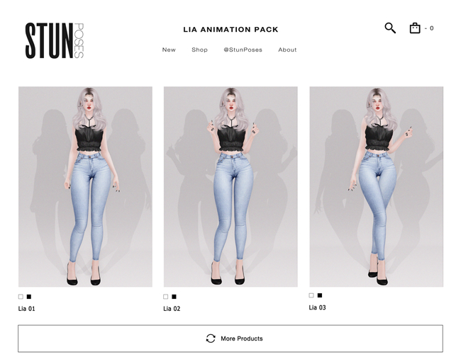 STUN - Anim Pack Collection Bento 'Lia' #87